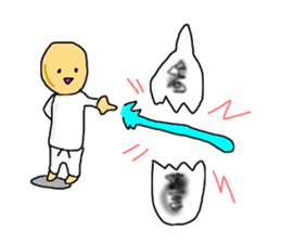 The speech balloons KARATE sticker #11136555