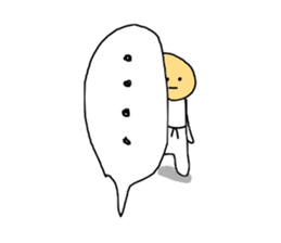 The speech balloons KARATE sticker #11136556