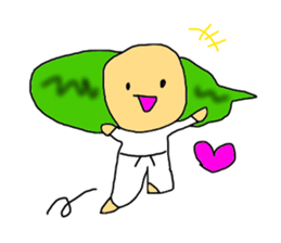 The speech balloons KARATE sticker #11136560