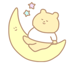 The cute bear which put on a T-shirt. sticker #11136854