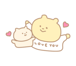 The cute bear which put on a T-shirt. sticker #11136870