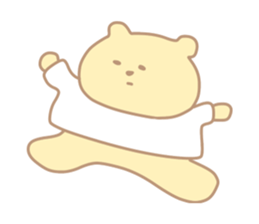 The cute bear which put on a T-shirt. sticker #11136890
