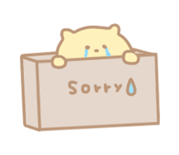 The cute bear which put on a T-shirt. sticker #11136895