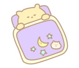 The cute bear which put on a T-shirt. sticker #11136899