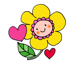 Pretty healing flowers sticker #11136829