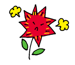 Pretty healing flowers sticker #11136846