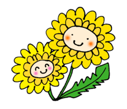Pretty healing flowers sticker #11136853