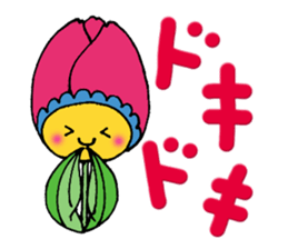 Pretty healing flowers sticker #11136855