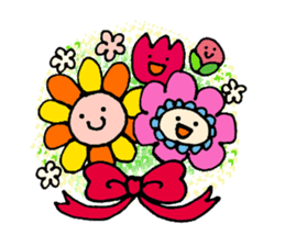 Pretty healing flowers sticker #11136873