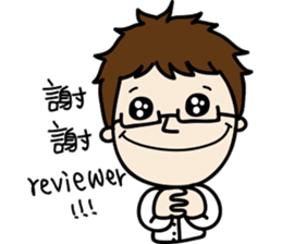 Professor's daily life sticker #11137089