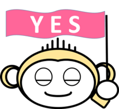 Thai Japanese Monkey 2 sticker #11137481