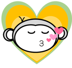 Thai Japanese Monkey 2 sticker #11137489