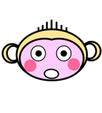Thai Japanese Monkey 2 sticker #11137490