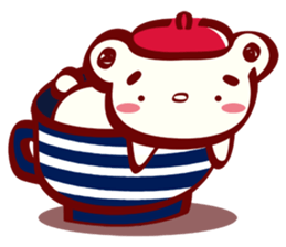 The Bear in Paris sticker #11137545