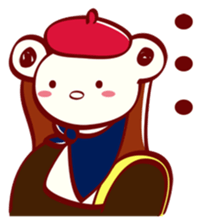 The Bear in Paris sticker #11137568