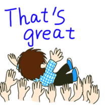 party people DJ boy2  English version sticker #11137710