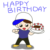 party people DJ boy2  English version sticker #11137711