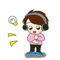 party people DJ boy2  English version sticker #11137714