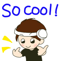 party people DJ boy2  English version sticker #11137719