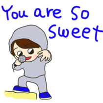 party people DJ boy2  English version sticker #11137720