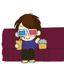 party people DJ boy2  English version sticker #11137723