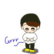 party people DJ boy2  English version sticker #11137733