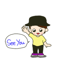 party people DJ boy2  English version sticker #11137738