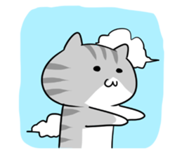 Cute Cat succession sticker sticker #11137955