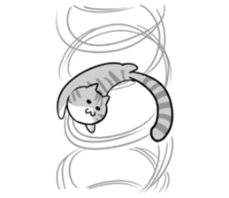 Cute Cat succession sticker sticker #11137966