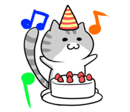 Cute Cat succession sticker sticker #11137968