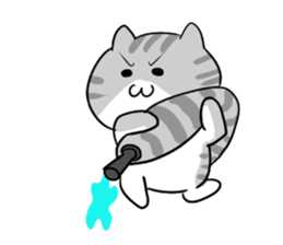 Cute Cat succession sticker sticker #11137969