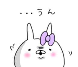 rabbit girl usapun4 sticker #11138065
