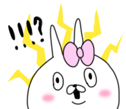 rabbit girl usapun4 sticker #11138078