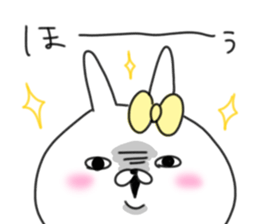 rabbit girl usapun4 sticker #11138083