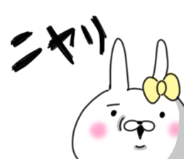rabbit girl usapun4 sticker #11138084