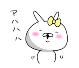 rabbit girl usapun4 sticker #11138087