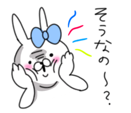 rabbit girl usapun4 sticker #11138091