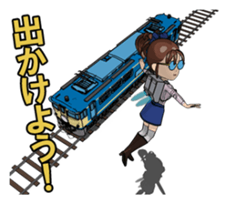 Train ride sticker #11139175