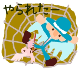 The angel who wishes happines sticker #11139456