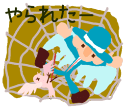 The angel who wishes happines sticker #11139456