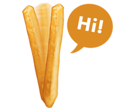 Fries Loves Tomato sticker #11139664