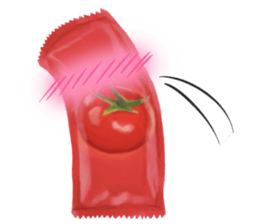 Fries Loves Tomato sticker #11139673