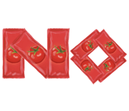 Fries Loves Tomato sticker #11139679