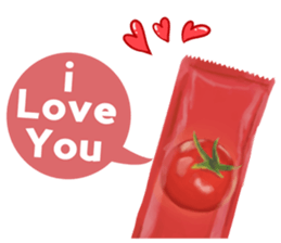 Fries Loves Tomato sticker #11139683