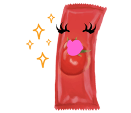 Fries Loves Tomato sticker #11139689