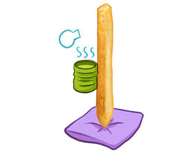 Fries Loves Tomato sticker #11139690