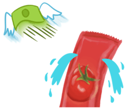 Fries Loves Tomato sticker #11139691