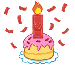 Fries Loves Tomato sticker #11139693