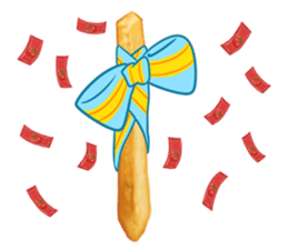 Fries Loves Tomato sticker #11139694