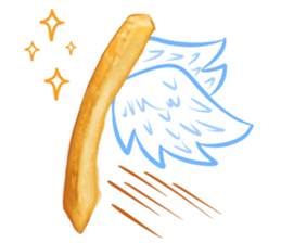 Fries Loves Tomato sticker #11139700